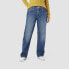 Фото #2 товара DENIZEN from Levi's Women's Mid-Rise 90's Loose Straight Jeans - Meta Blue 6