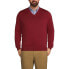 Big & Tall Classic Fit Fine Gauge Supima Cotton V-neck Sweater