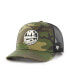 Фото #1 товара Men's Camo, Black New York Islanders Trucker Snapback Hat