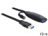 Фото #1 товара Delock USB3.0-A - USB3.0-A - 10m - 10 m - USB A - USB A - USB 3.2 Gen 1 (3.1 Gen 1) - Male/Female - Black