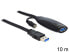 Фото #1 товара Разъем USB3.0-A - USB3.0-A - 10 м - USB A - USB A - USB 3.2 Gen 1 (3.1 Gen 1) - мужской/женский - черный - Delock