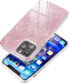 Etui IPHONE 11 Brokat Glitter różowe