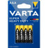 Фото #2 товара VARTA R03 AAA Zinc Batteries 4 Units