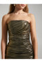 Фото #6 товара Вечернее платье Koton Straplez Mini с ярким драпированием