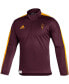 ფოტო #3 პროდუქტის Men's Maroon Arizona State Sun Devils 2021 Sideline Primeblue Quarter-Zip Jacket