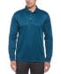 Фото #1 товара Men's Mini Jacquard Long Sleeve Golf Polo Shirt