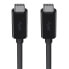 Фото #3 товара Belkin F2CU049bt2M-BLK - 2 m - USB C - USB C - USB 3.2 Gen 1 (3.1 Gen 1) - Male/Male - Black