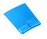 Фото #1 товара Health-V Crystal Mouse Pad/Wrist Support Blue - Blue - Monochromatic - Plastic - Wrist rest