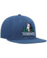 Фото #3 товара Men's Blue Minnesota Timberwolves Hardwood Classics Team Ground 2.0 Snapback Hat