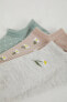 Фото #9 товара Носки defacto Комплект из 3-х женских носков из хлопка с цветочным узором B6024AXNS