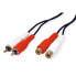 VALUE Cinch Cable - duplex M - F 5 m - 2 x RCA - Male - 2 x RCA - Female - 5 m