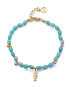 Фото #1 товара Gold-plated beaded bracelet for women Kiss 14168P01014