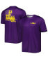 Фото #1 товара Men's Purple LSU Tigers Terminal Tackle Omni-Shade T-shirt