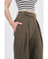 ფოტო #2 პროდუქტის Women's Front Pleat Wide Trousers