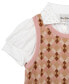 ფოტო #7 პროდუქტის Big Girls Knit Dress with Collared Shirt Dress, 3 Piece