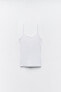Polyamide top with thin straps