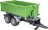 Фото #4 товара Bruder Trailer with tractor hooklift green (02035)