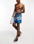 Фото #8 товара Nike Swimming Icon Volley 7 inch printed swim shorts in blue