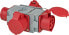Brennenstuhl 1081640 - 400 V - 16 A - Grey - Red - IP44 - 185 mm - 230 mm