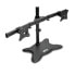 Фото #1 товара Tripp DDR1327SDD Dual-Monitor Desktop Mount Stand for 13" to 27" Flat-Screen Displays - 12 kg - 33 cm (13") - 68.6 cm (27") - 100 x 100 mm - Height adjustment - Black