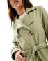 New Look trench coat in light khaki grün, 34 - фото #2