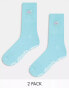 Фото #1 товара Quiksilver 2 pack socks in purple/blue