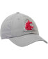 Фото #4 товара Men's Gray Washington State Cougars Primary Logo Staple Adjustable Hat
