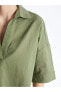 LCW Polo Yaka Düz Oversize Kadın Bluz