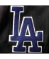 ფოტო #4 პროდუქტის Men's Black Los Angeles Dodgers Wordmark Satin Full-Snap Jacket