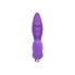 Analvibrator mit Dammreizer aus Silikon, 14 cm