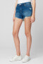 Фото #2 товара BLANKNYC 188006 Womens Casual High-Rise Denim Jean Shorts Blue Size 31