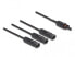 Фото #2 товара Delock DL4 Solar Splitter Cable 1 x female to 3 x male 35 cm black - Cable splitter - Black - Male/Female - MC4 - TS4 - QC4 - DL4 - Polybag