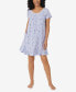 ფოტო #1 პროდუქტის Women's Cap Sleeve Short Sleepshirt Nightgown