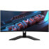 GIGABYTE GS34WQC, 34 Zoll Curved Gaming Monitor, 135 Hz, VA, FreeSync Premium