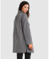 Women Ex Boyfriend Wool Blend Oversized Jacket