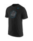 Фото #3 товара Men's Black Georgetown Hoyas Logo Color Pop T-shirt