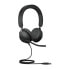 Jabra Evolve2 40 USB-A - MS Teams Stereo - Wired - Office/Call center - 20 - 20000 Hz - 188 g - Headset - Black