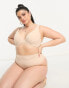 ASOS DESIGN Curve Marina smoothing underwire bra in brown