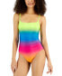 Фото #1 товара Women's Setting Sun Tank One-Piece Swimsuit, Created for Macy's