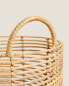 Round hamper with handles