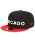 ფოტო #3 პროდუქტის Men's Black, Red Chicago Bulls 2023/24 City Edition 59FIFTY Fitted Hat