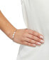 Cultured Freshwater Pearl (7-9mm) Bangle Bracelet in Sterling Silver