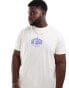 Фото #2 товара ASOS DESIGN standard fit t-shirt in off white with front city print