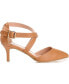 ფოტო #2 პროდუქტის Women's Riva Crisscross Strap Pointed Toe Pumps