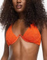 Фото #4 товара ASOS DESIGN – Mix and Match – Gekräuseltes Bikinioberteil in kräftigem Orange mit kurzem Schnitt und durchgehendem Bügel