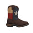 Фото #1 товара Durango Texas Flag Wellington Square Toe Toddler Boys Size 12 M_T Casual Boots