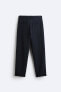 Textured jogger waist trousers