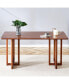 Retro Solid Wood Dining Table/Desk Chinese Country Charm Коричневый, 1 Count - фото #3