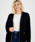 Фото #3 товара Petite Chain-Trim Cardigan, Created for Macy's