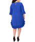 ფოტო #5 პროდუქტის Plus Size Pleated Ruffle Dress